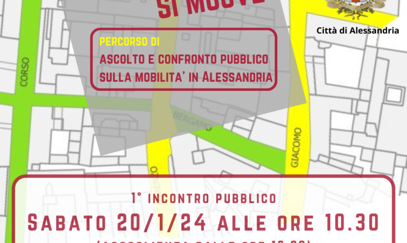 Alessandria Si Muove! Ascolto e partecipazione per una mobilità in Comune