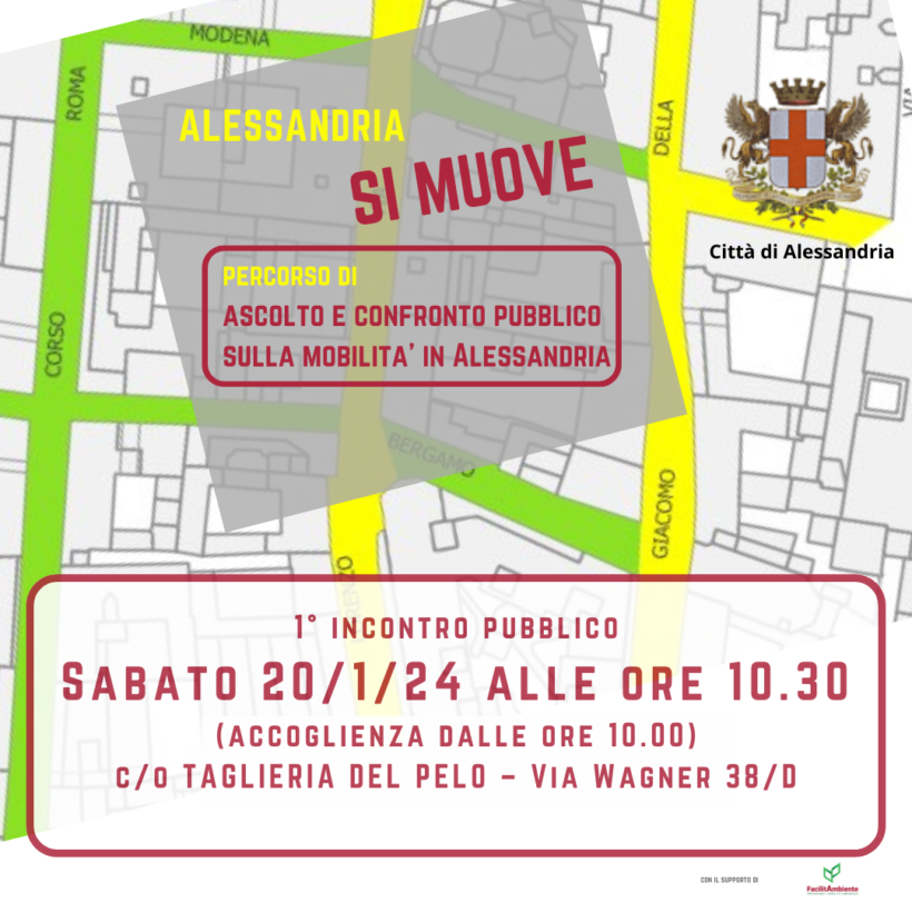 Alessandria Si Muove! Ascolto e partecipazione per una mobilità in Comune